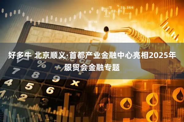 好多牛 北京顺义·首都产业金融中心亮相2025年服贸会金融专题
