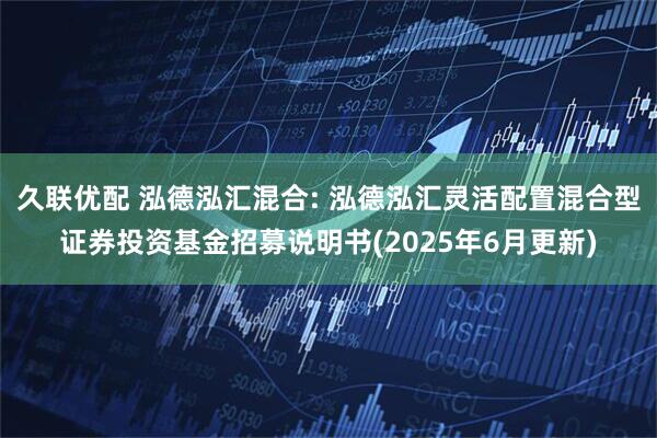 久联优配 泓德泓汇混合: 泓德泓汇灵活配置混合型证券投资基金招募说明书(2025年6月更新)