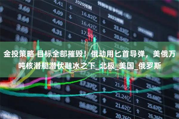 金投策略 目标全部摧毁！俄动用匕首导弹，美俄万吨核潜艇潜伏融冰之下_北极_美国_俄罗斯